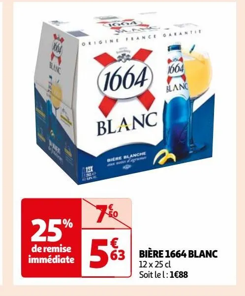 bière 1664 blanc