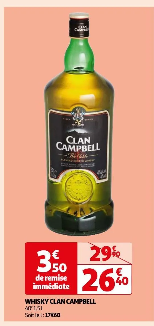 whisky clan campbell 