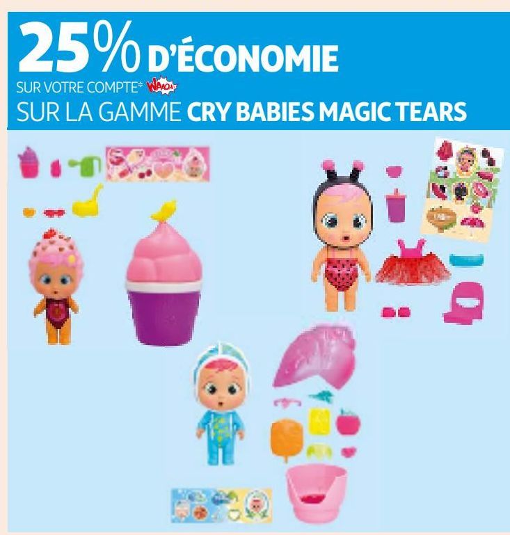 SUR LA GAMME CRY BABIES MAGIC TEARS