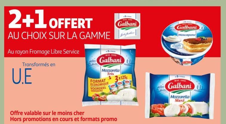 SUR LA GAMME GALBANI