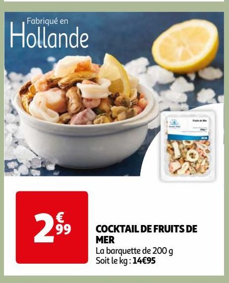 COCKTAIL DE FRUITS DE MER 