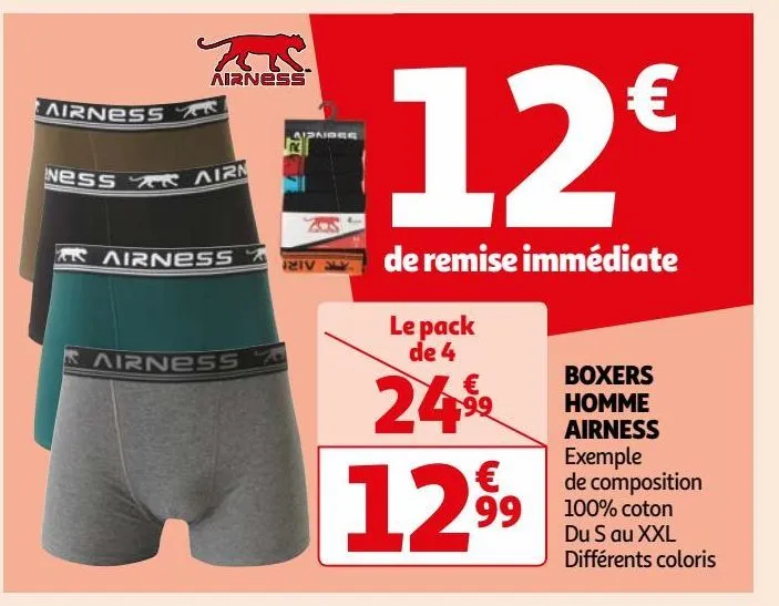 boxers homme airness