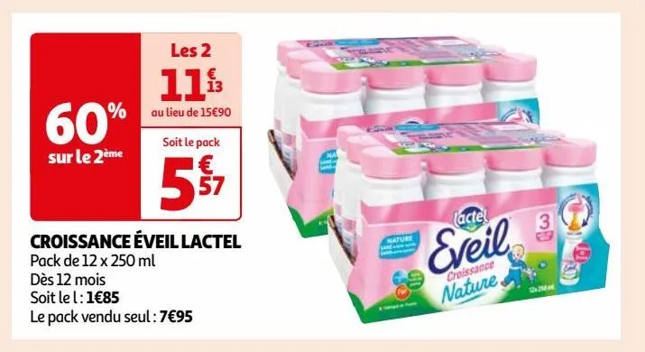 croissance éveil lactel 