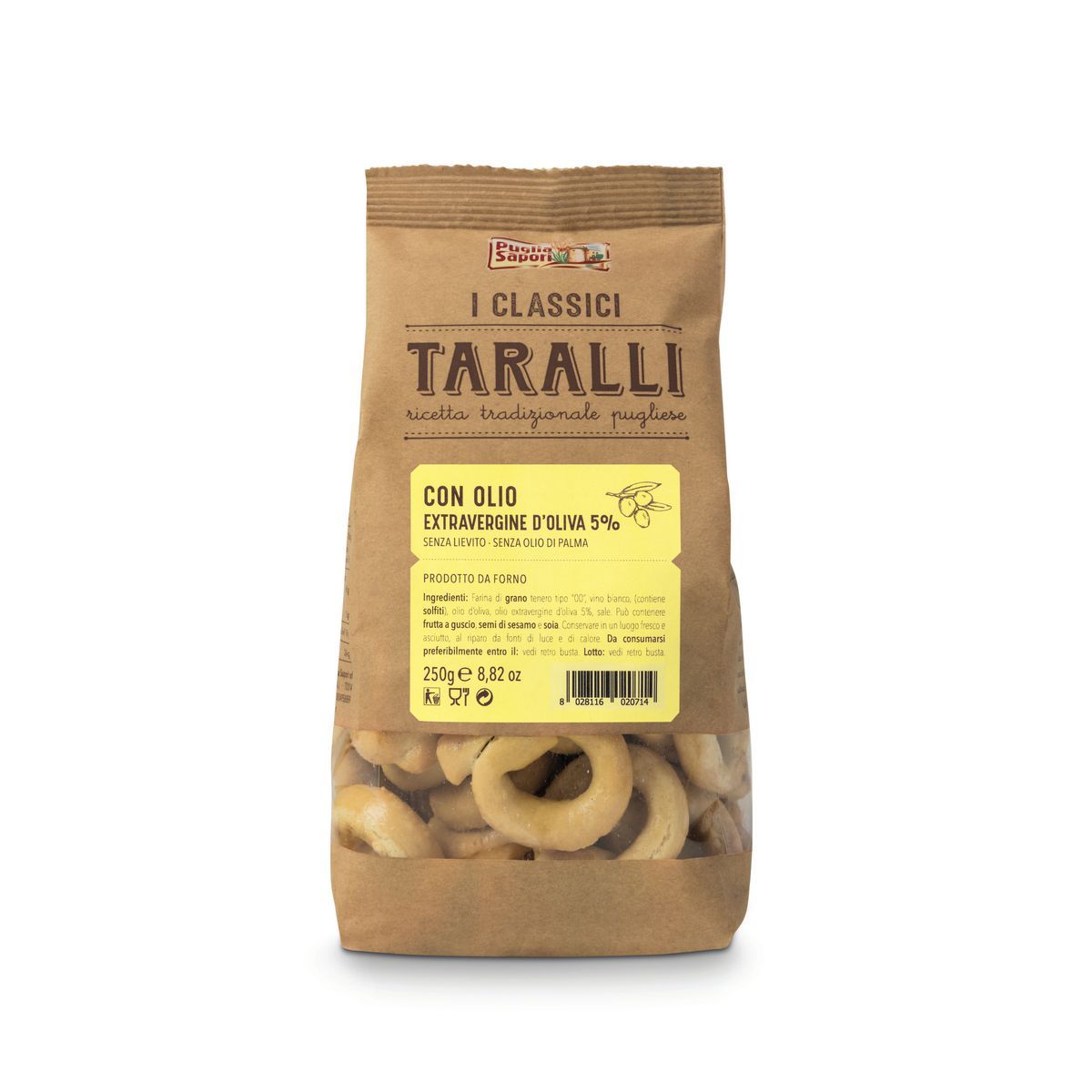 PUGLIA SAPORI TARALLI À L'HUILE D'OLIVE