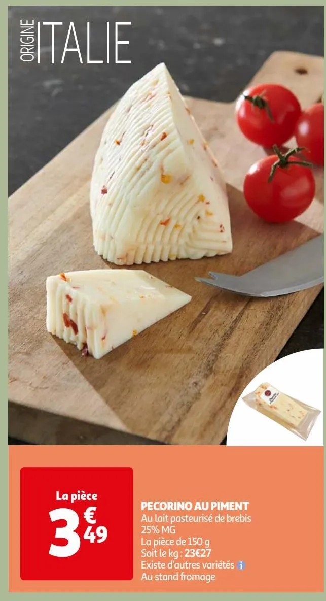 pecorino au piment 