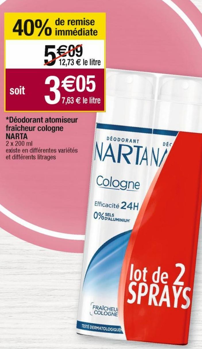 déodorant Narta