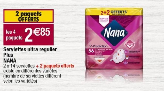 serviettes Nana