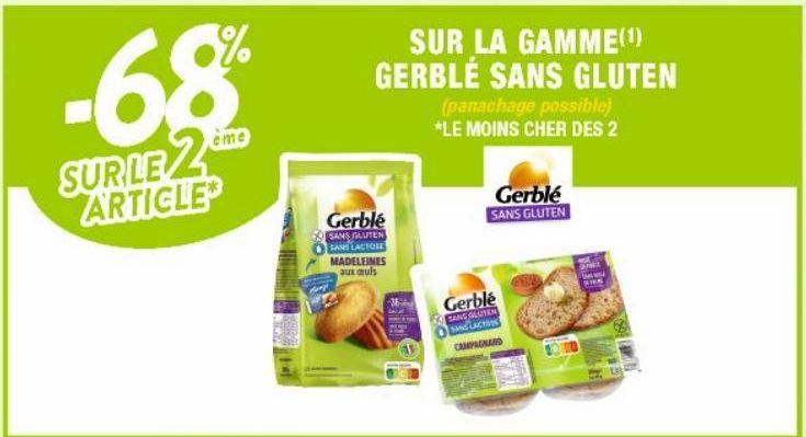 alimentation Gerblé