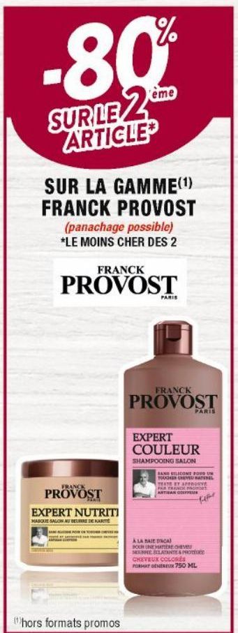 cosmétique Franck Provost