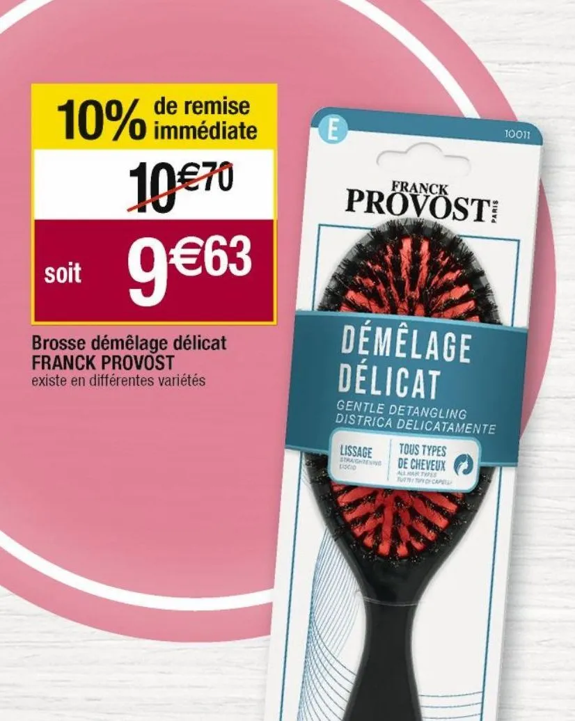 brosse à cheveux franck provost