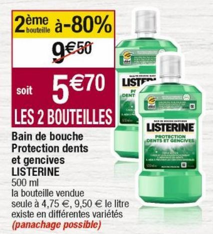 bain de bouche Listerine