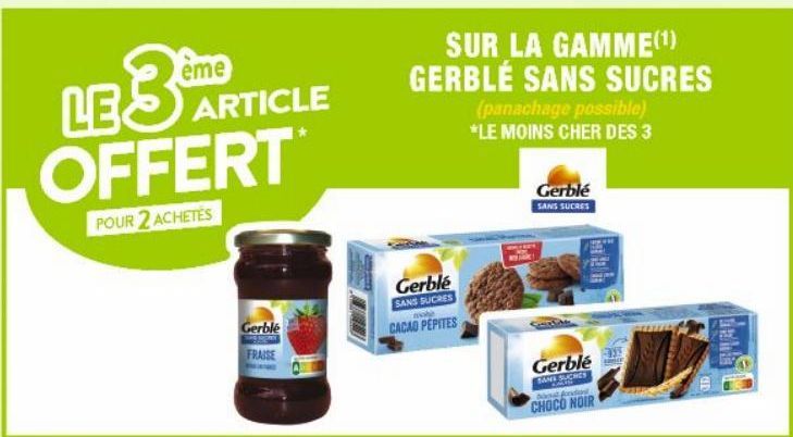 alimentation Gerblé