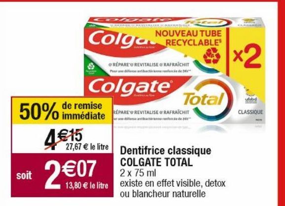 dentifrice Colgate