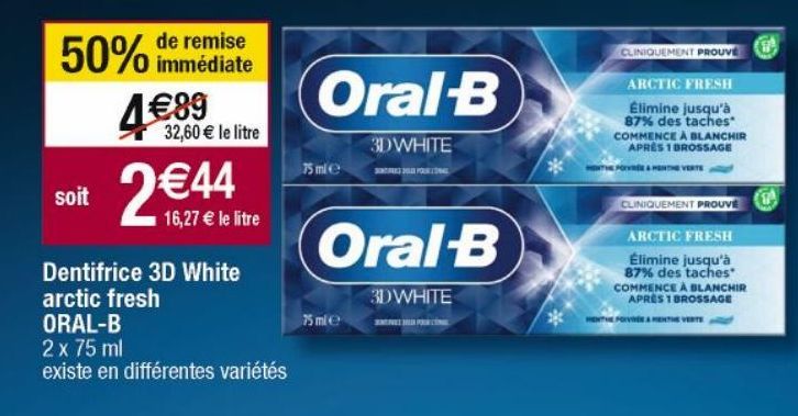 dentifrice Oral-B