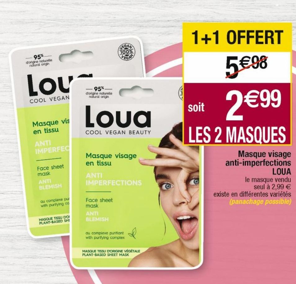 masque de beauté Loua