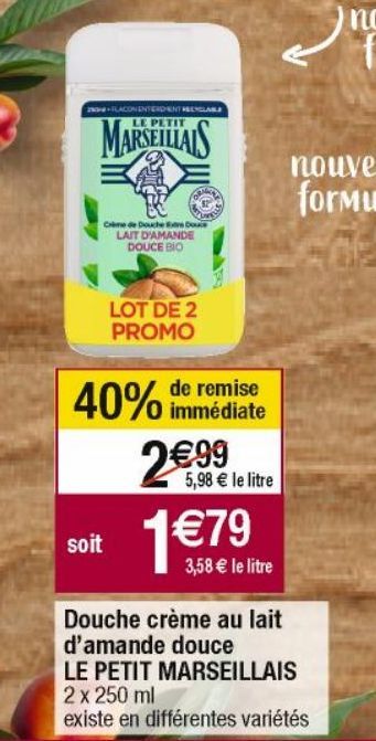 gel douche Le petit marseillais