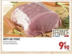 rôti de porc 