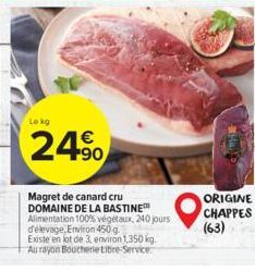 Le kg  24%  ORIGINE CHAPPES  (63) 