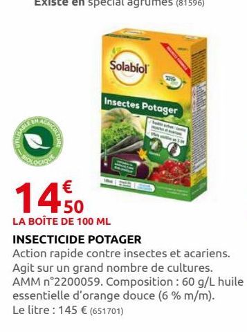 insecticide potager