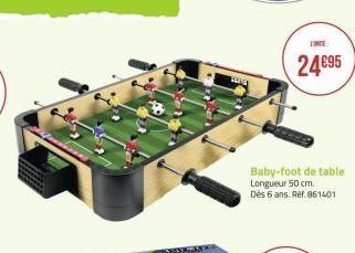 LINTE  24€95  Baby-foot de table Longueur 50 cm. Dès 6 ans. Ref. 861401 