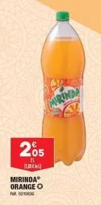 205  21 (c)  mirindaⓡ orange o  5010836  mirinda 