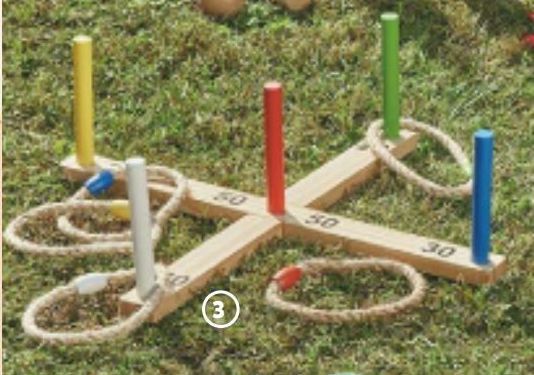 JEUX DE CROIX EN BOIS FCS ONE TWO FUN