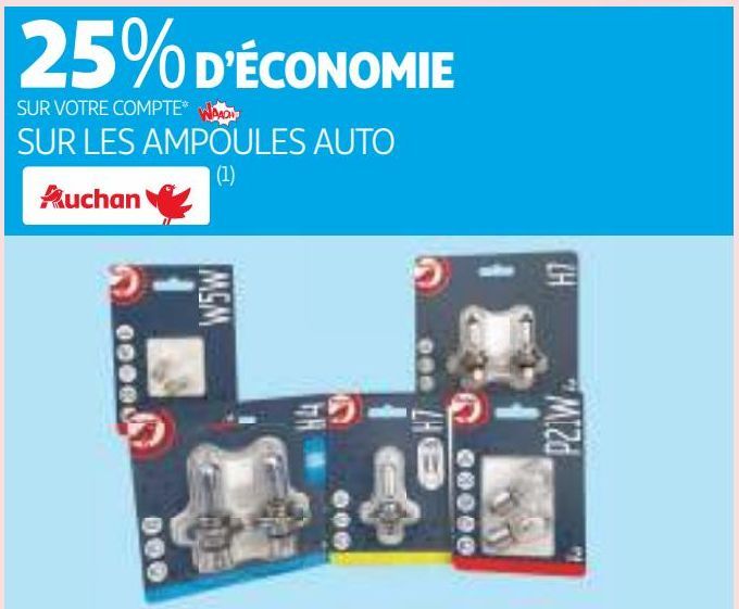 LES AMPOULES AUTO