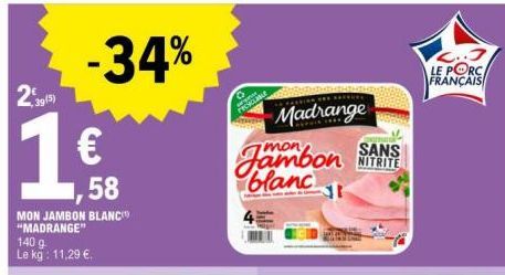 jambon blanc madrange