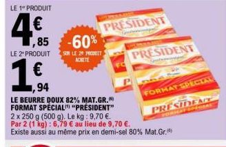 beurre Président