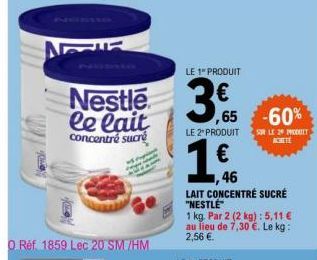 lait concentré Nestlé