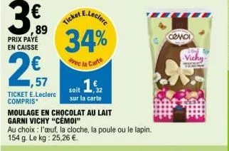 chocolat au lait e.leclerc