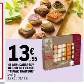 canapés 