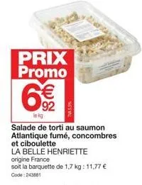 ciboulette promo