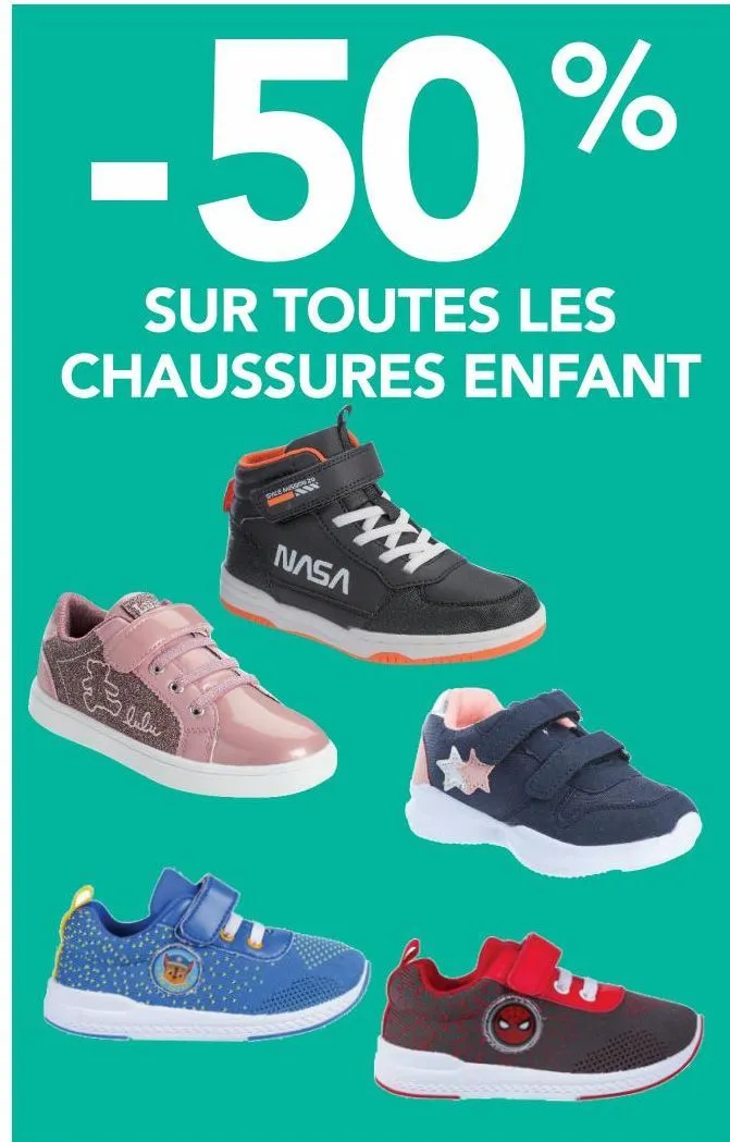 toutes les chaussures enfants