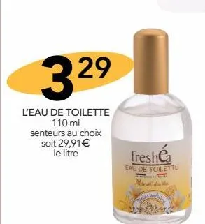 l´eau de toilette