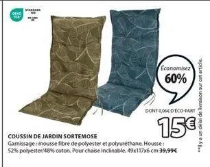 coussin de jardin 