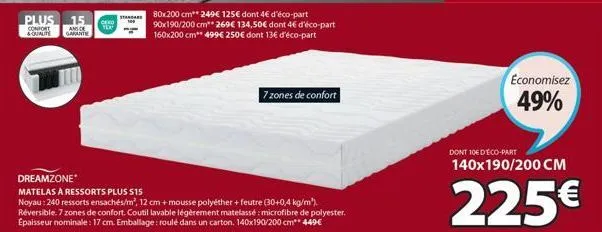 matelas à ressorts 