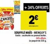 +34% OFFERT  CRACKY'S 