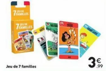 jude familles  de  7familles  jeu de 7 familles  crain  grand large  .99 