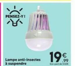 lampe anti-insectes 