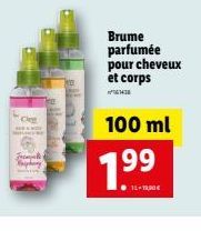 Cleg  Brume parfumée pour cheveux et corps при  100 ml  1.9⁹9⁹ 