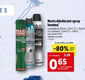 déodorant Narta