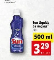 sun  clinic  sun liquide de rinçage"  249  29  3.2⁹ 