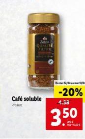 café soluble 