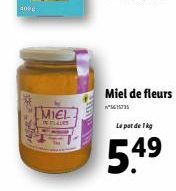 400g  [MIEL  FA  Miel de fleurs  5615735  Le pot de 1 kg  5.4⁹ 