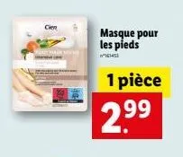 cien  masque pour les pieds  161451  2.⁹⁹9  99  1 pièce 