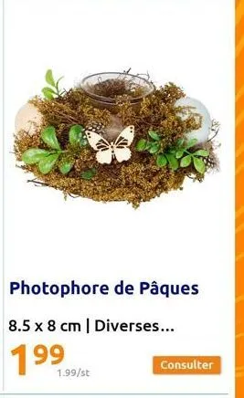 photophore de pâques  8.5 x 8 cm | diverses...  1.99/st  consulter 