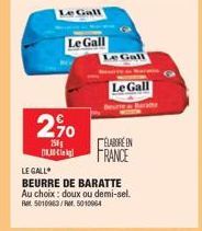 beurre Le Gall