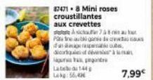 87471-8 Mini roses croustillantes aux crevettes  Ac748  Patauga  dico d Hangontr  Labda 144  Lokg: 56,42  பேனே, 