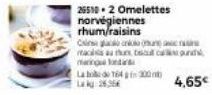 La bo do 164 p Lag 28,35  26510 2 Omelettes norvégiennes rhum/raisins Cinema maciis au thu ba  mano beda  and  4,65€ 